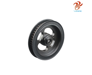 AT5通孔同步帶輪45號鋼發黑